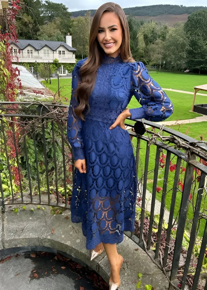 Robe longue élégante et flatteuse