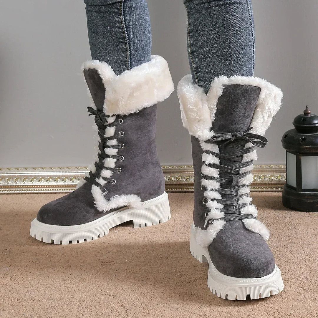 Bottes Camille doublées de fourrure