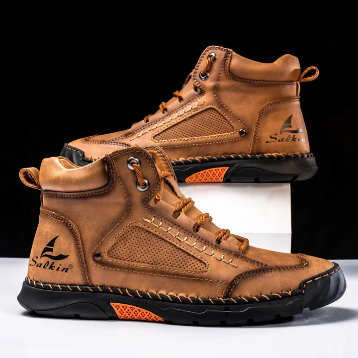 Chaussures High Top en cuir décontractées