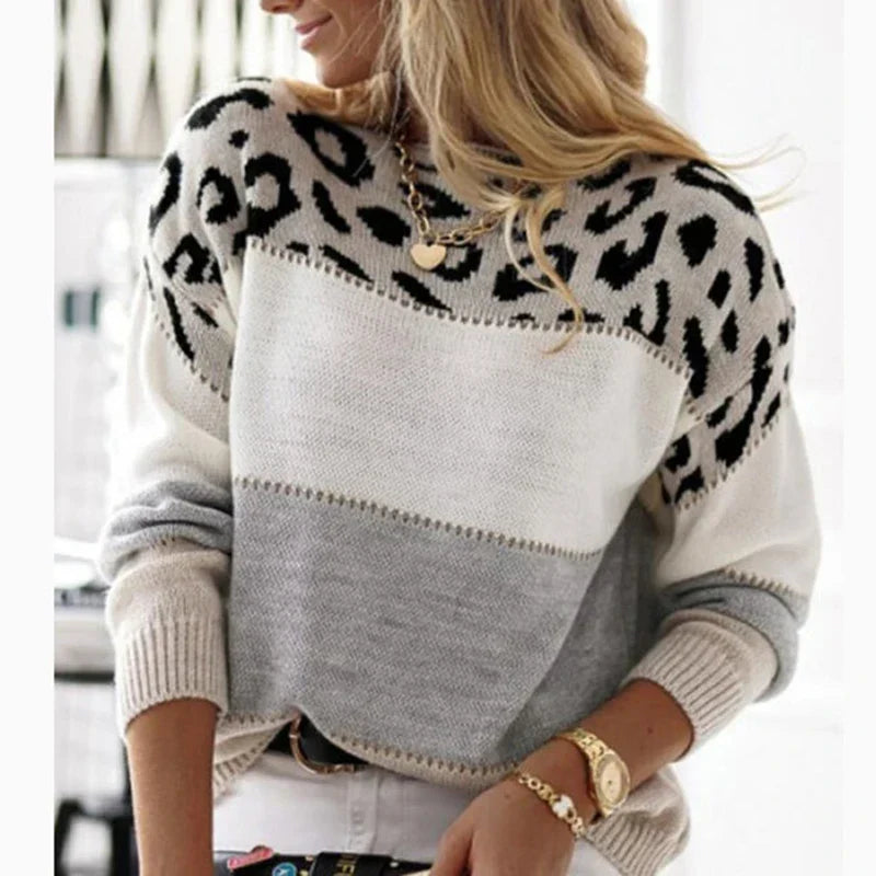 Pull raffiné en maille à manches longues