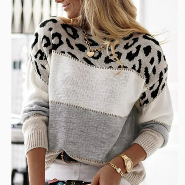 Pull raffiné en maille à manches longues