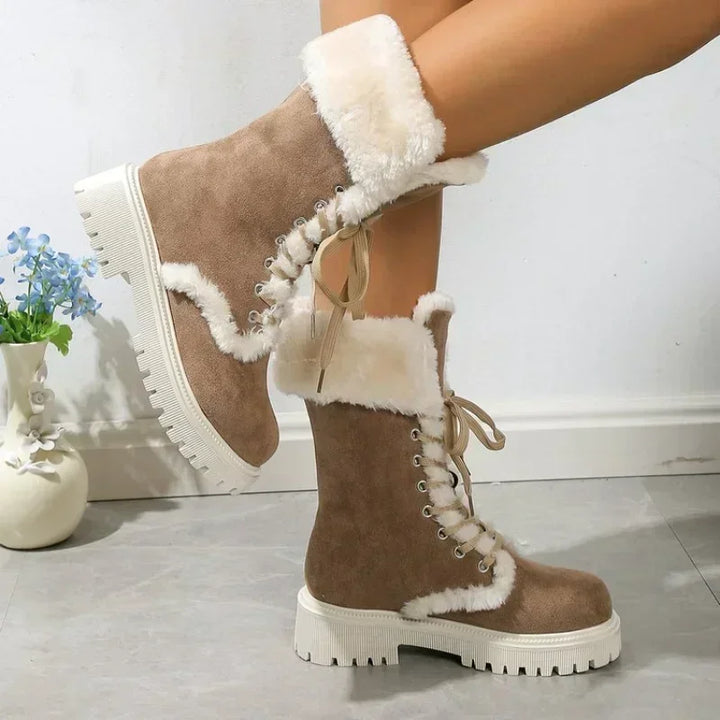 Bottes Camille doublées de fourrure