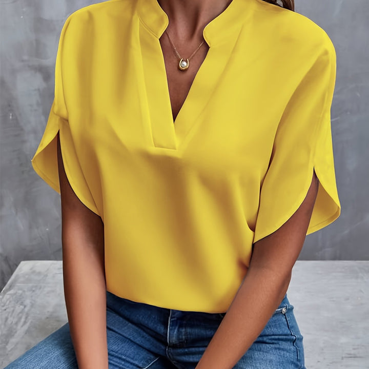 Blouse soyeuse, luxueuse et élégante