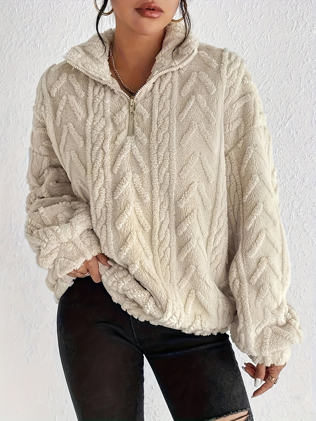 Hazel | Pull en polaire élégant