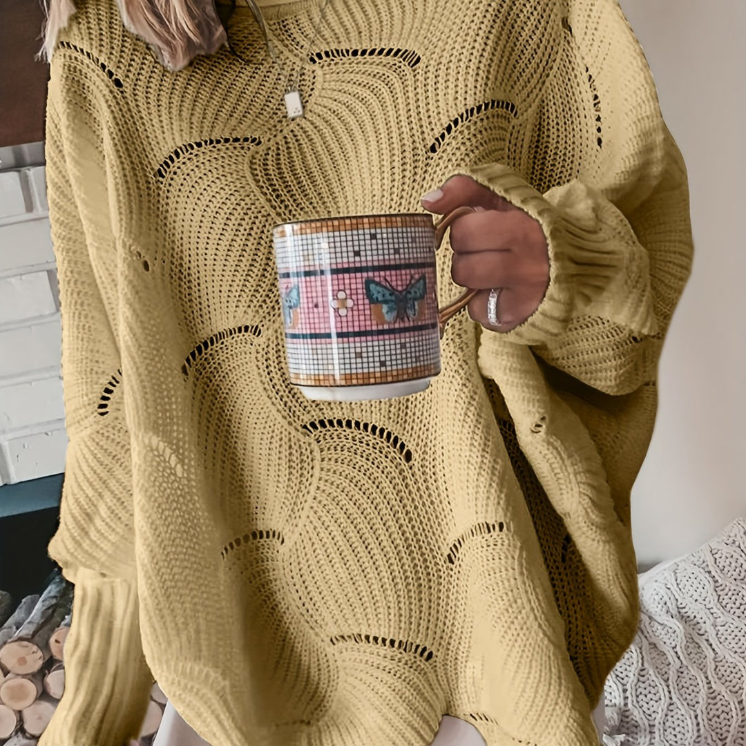Pull élégant en maille pour femme