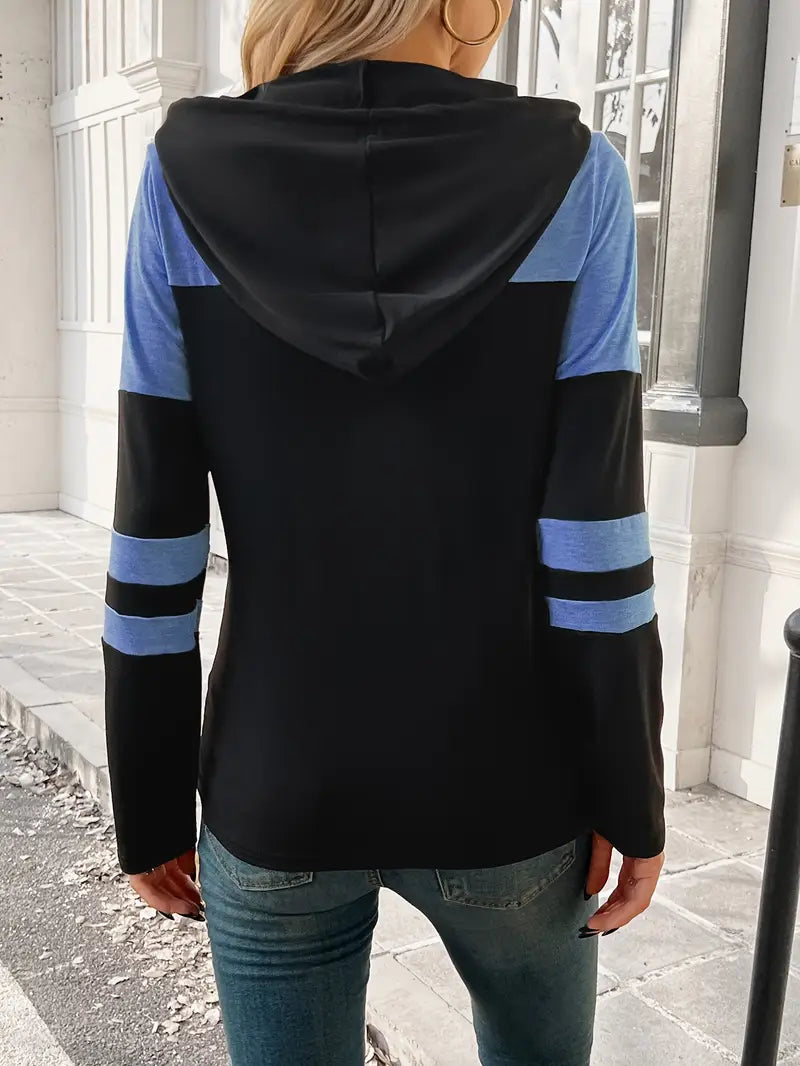 Sweat à capuche à manches longues Elegant Casual