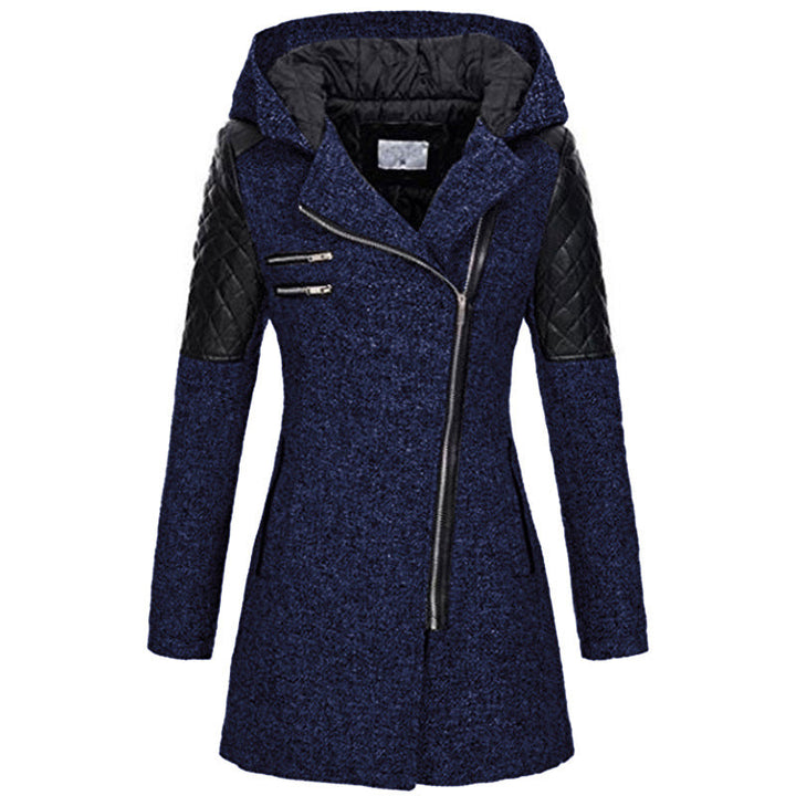 Manteau à manches matelassées.