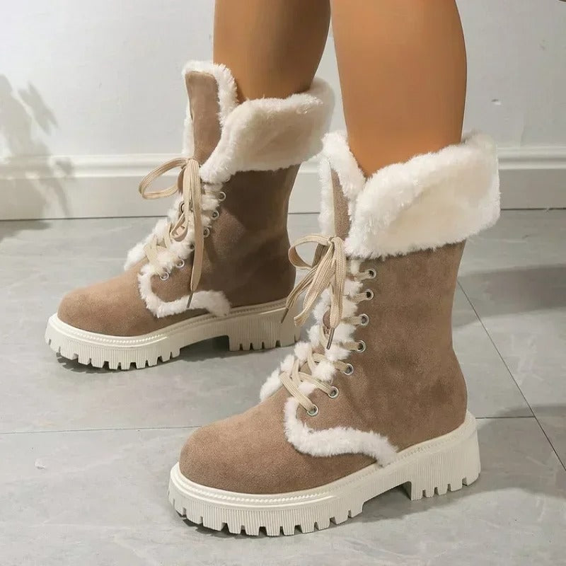 Bottes Camille doublées de fourrure