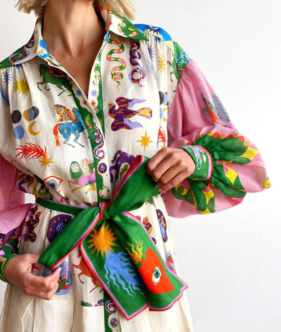 Robe Color Burst pleine de plaisir
