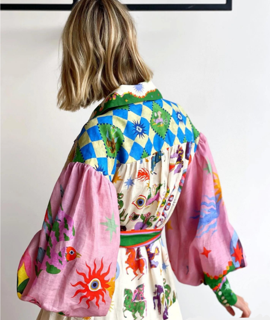 Robe Color Burst pleine de plaisir
