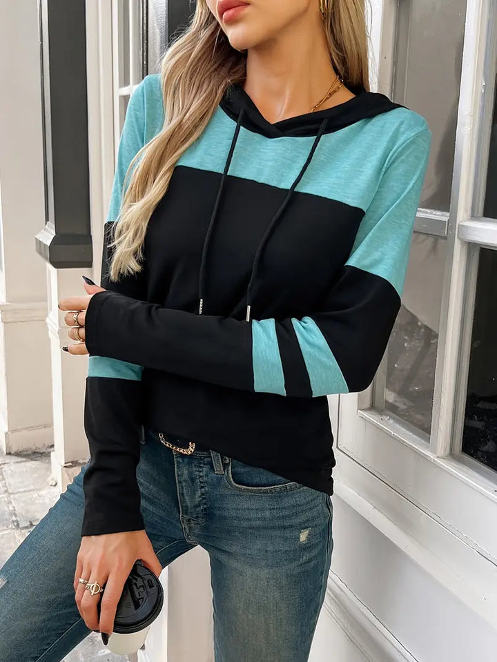 Sweat à capuche à manches longues Elegant Casual