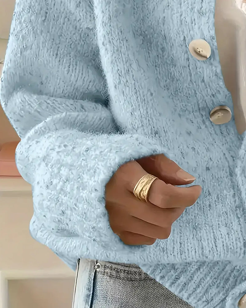 Cardigan uni confortable