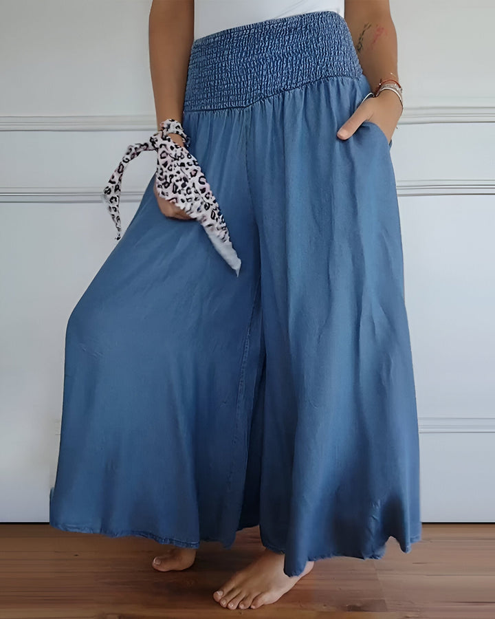 Pantalon confortable avec taille élastique