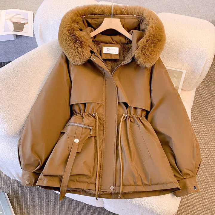 Veste de printemps légère en fausse fourrure