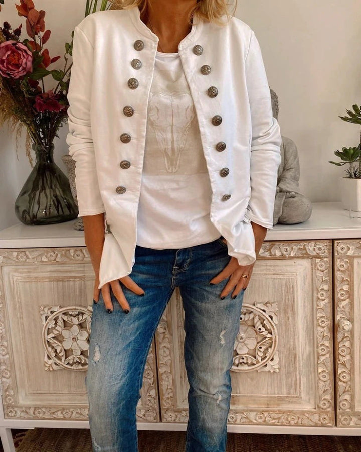 Manteau Slim-Fit à col montant