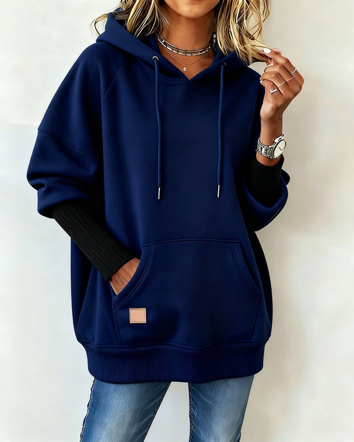 Sweatshirt à capuche ample et décontracté