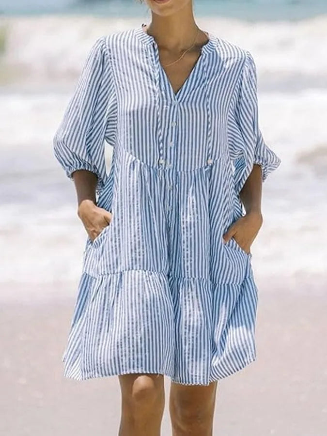 Robe élégante Wanderlight – Silhouette fluide pour les dîners au coucher du soleil et le style bord de mer