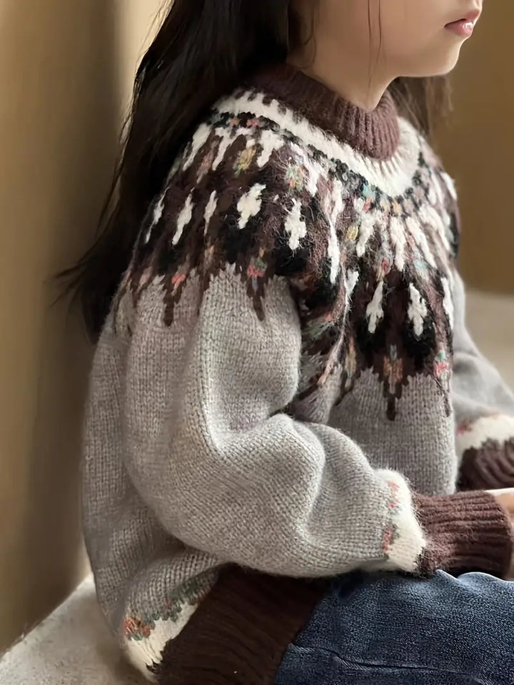 Pull doublé polaire pour enfant, tout en douceur