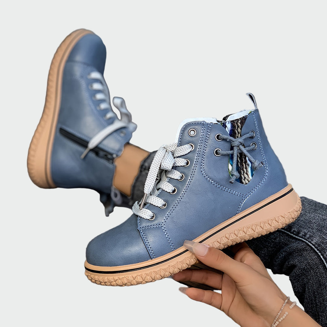 Bottes orthopédiques en cuir à la cheville