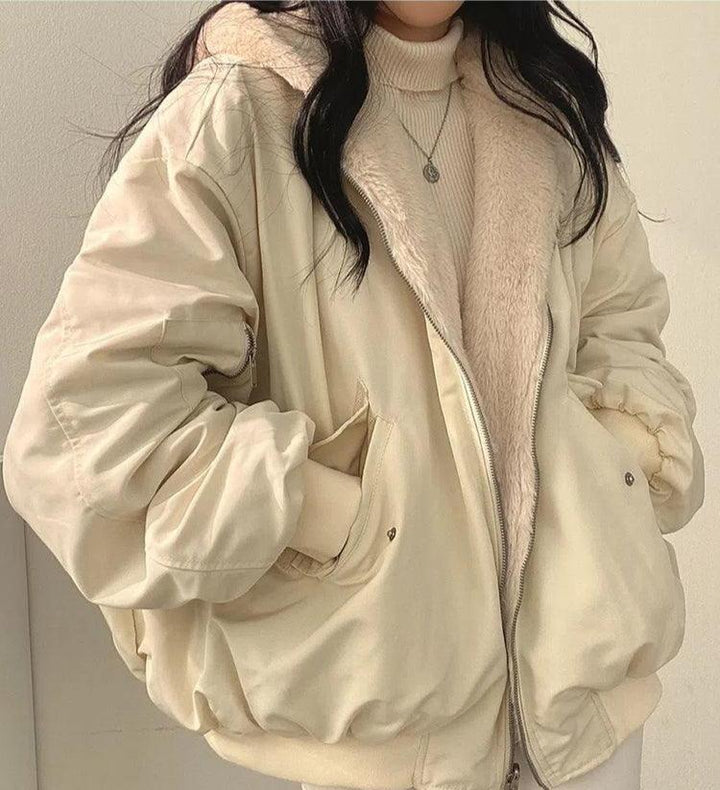 Veste bomber oversize élégante