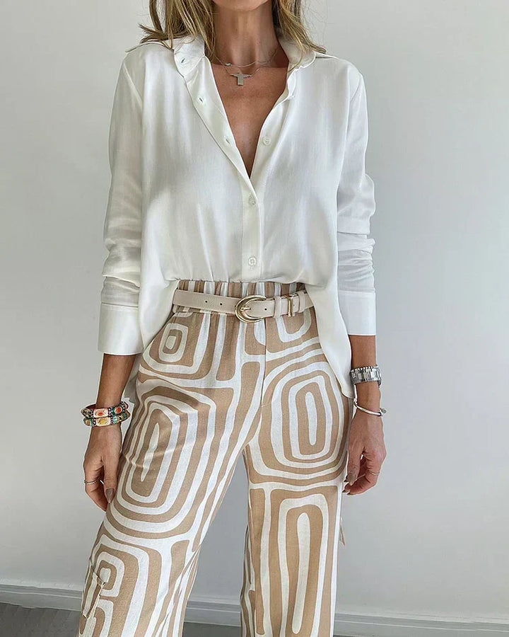 Ensemble Top Confortable et Élégant