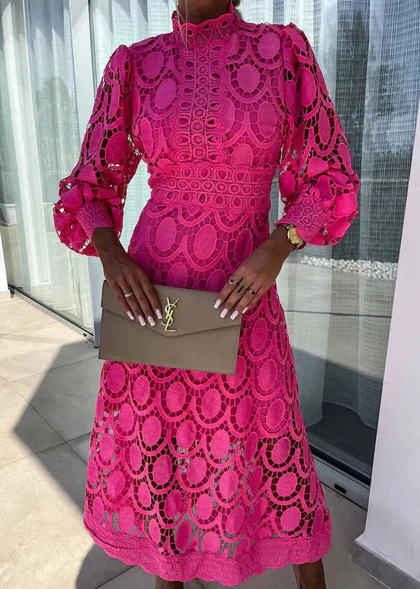 Robe longue élégante et flatteuse
