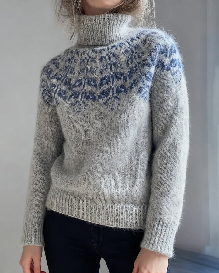 Pull à col roulé décontracté et tendance