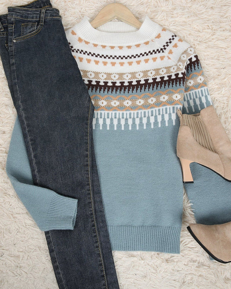Pull douillet en maille douce