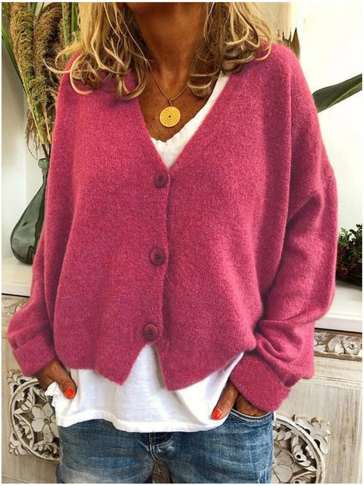 Cardigan en maille confortable et coupe décontractée
