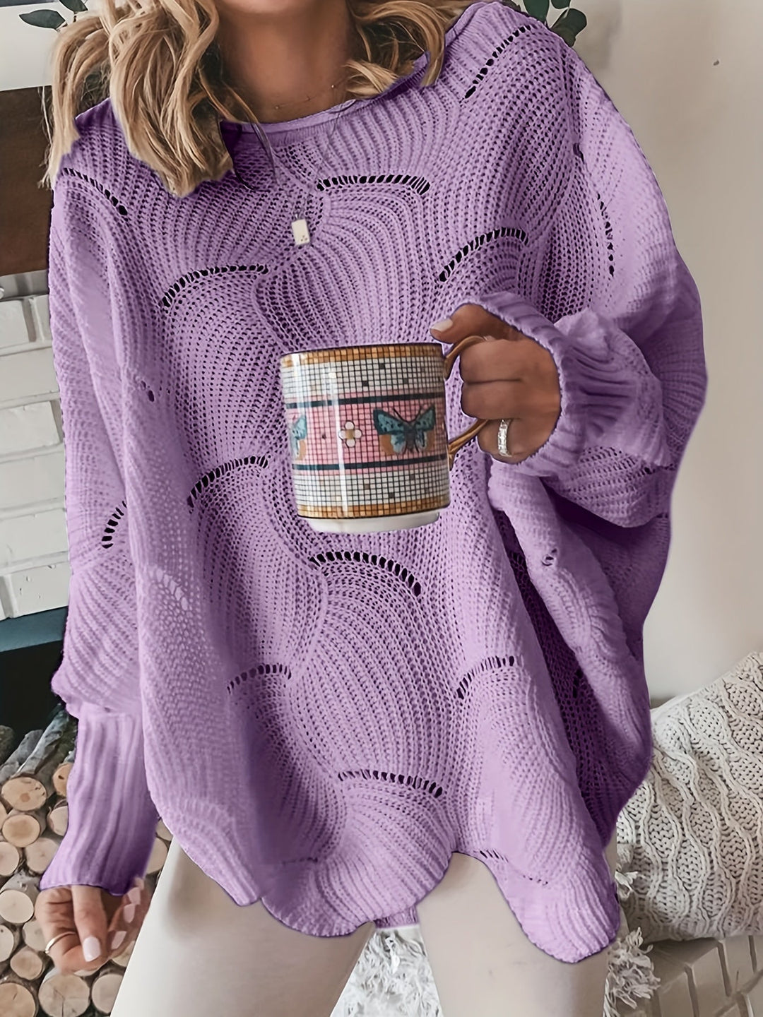 Pull élégant en maille pour femme