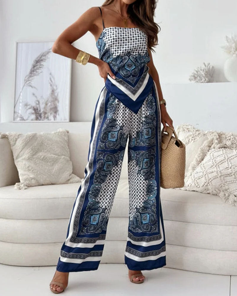Ensemble deux pièces avec veste à lacets tendance