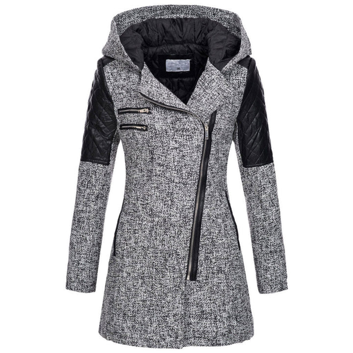 Manteau à manches matelassées.
