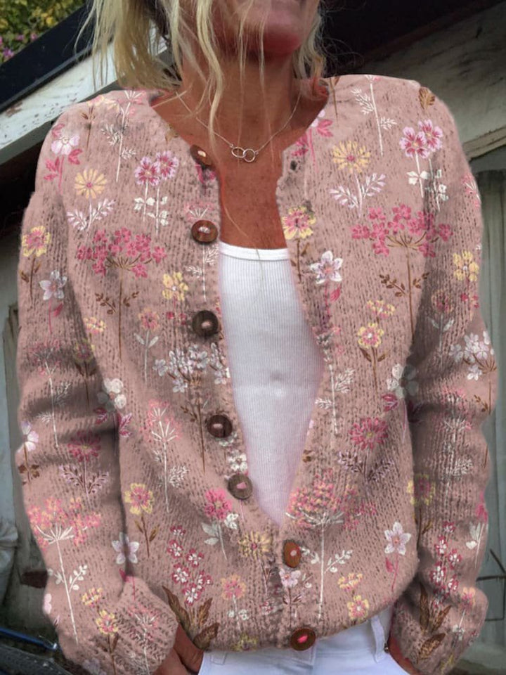 Elizabeth Cardigan chaud avec drapé élégant