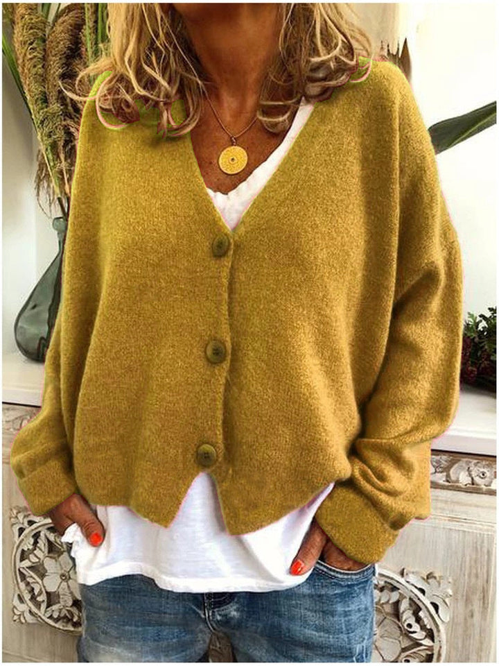 Cardigan en maille confortable et coupe décontractée