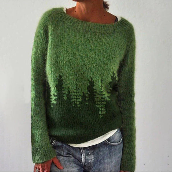 Pull oversize chic au style doux et élégant