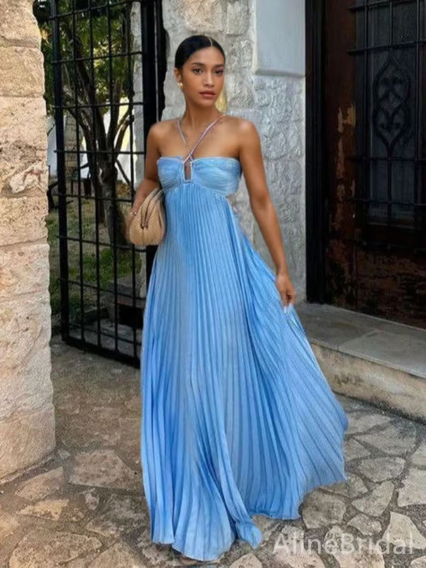 Robe longue Summer Glow à col licou