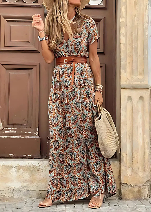 Robe longue bohème et fluide
