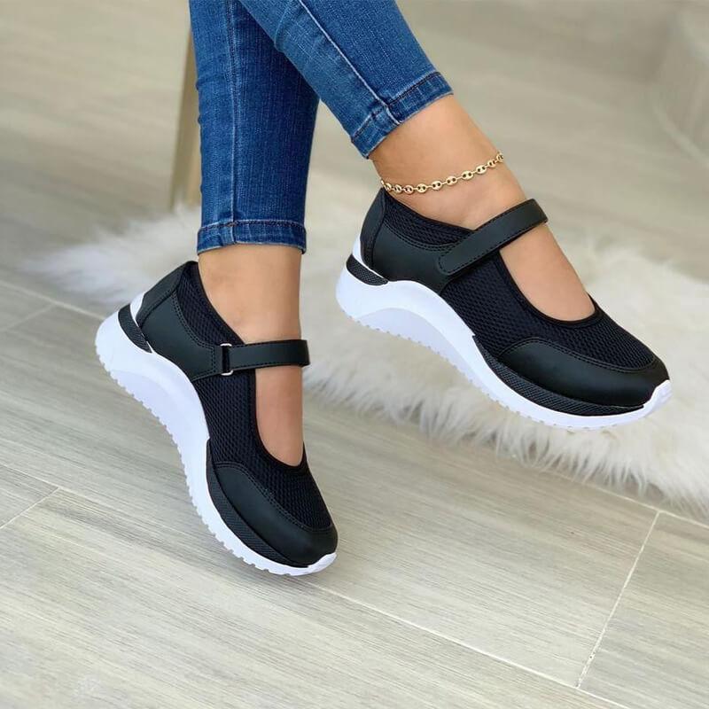 Chaussures orthopédiques pour femme à semelle de soutien