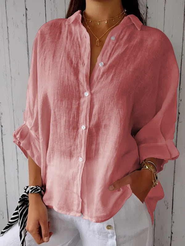 Chemise boutonnée d'une élégance intemporelle