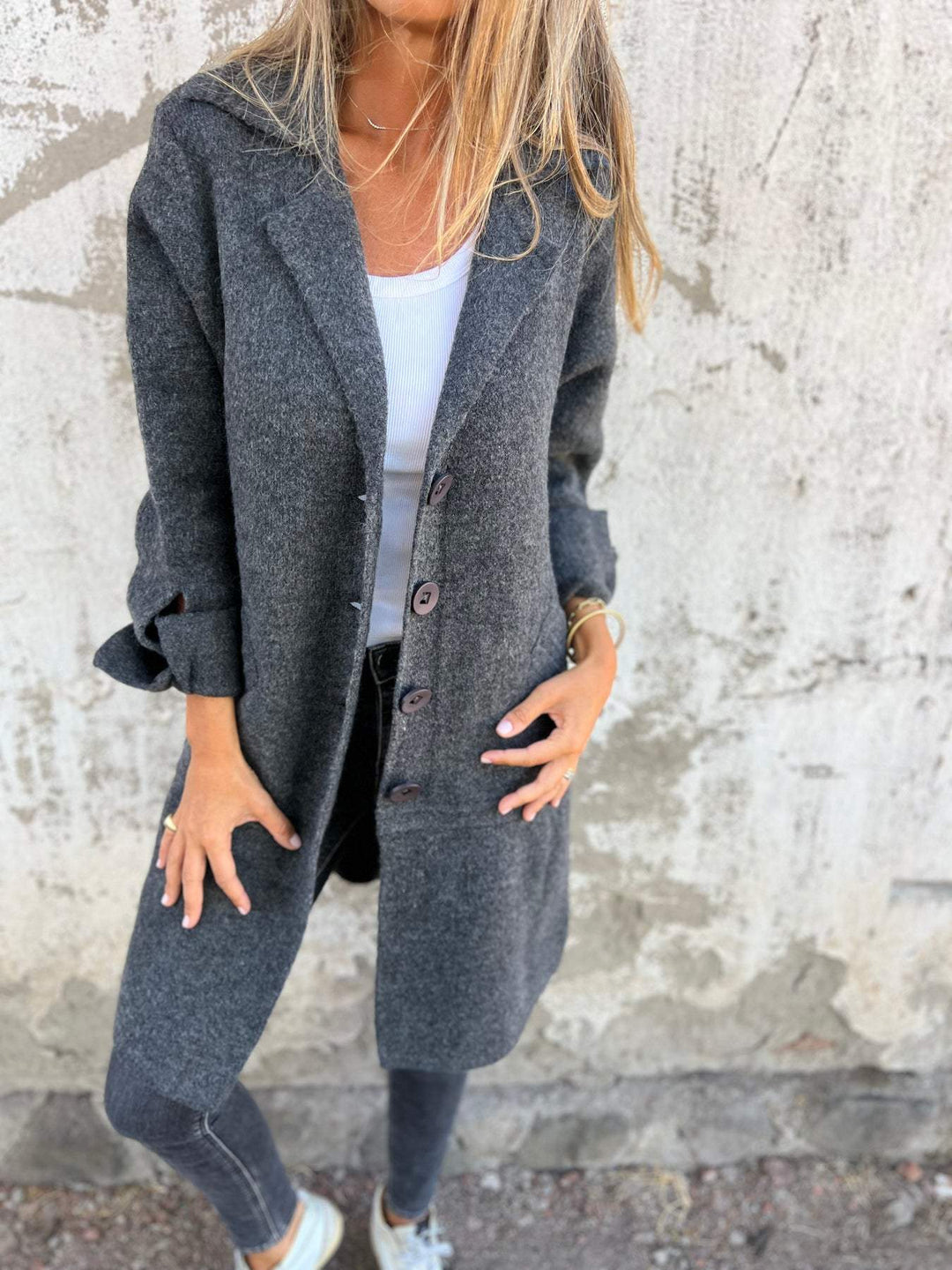 Blazer décontracté à coupe ample pour tous les jours