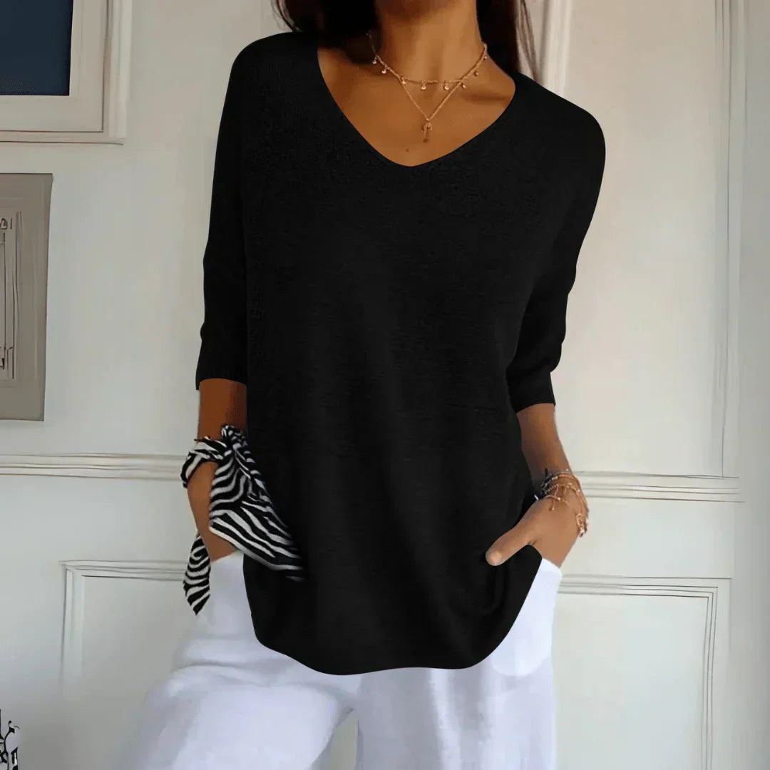 Blouse élégante avec une silhouette décontractée