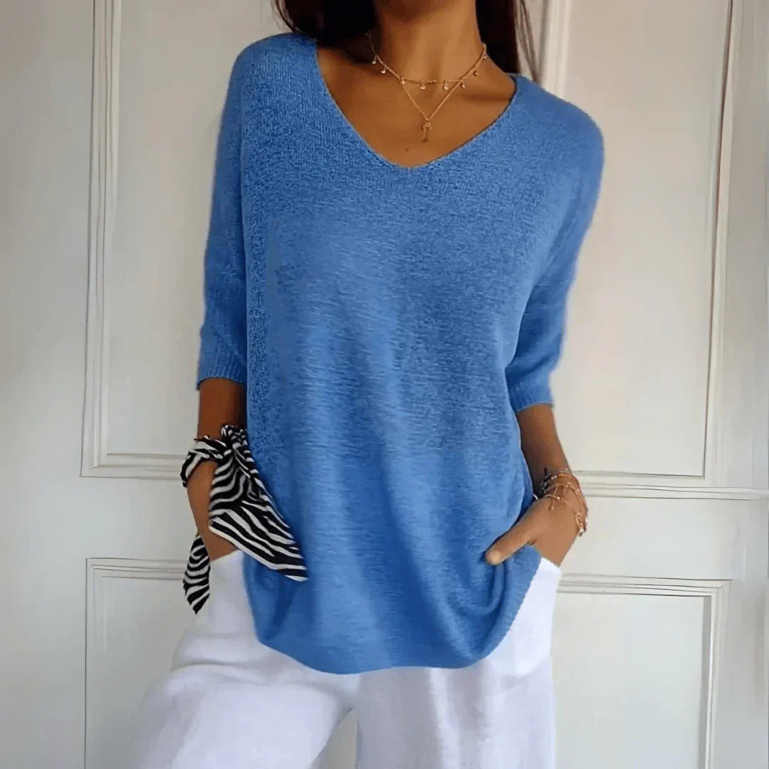 Blouse élégante avec une silhouette décontractée