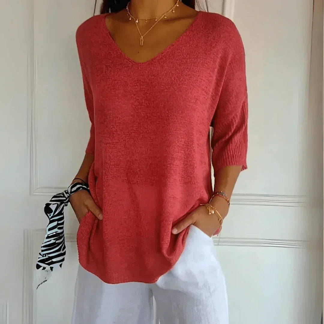Blouse élégante avec une silhouette décontractée