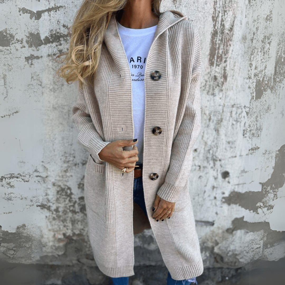 Élégante veste longue pour femmes