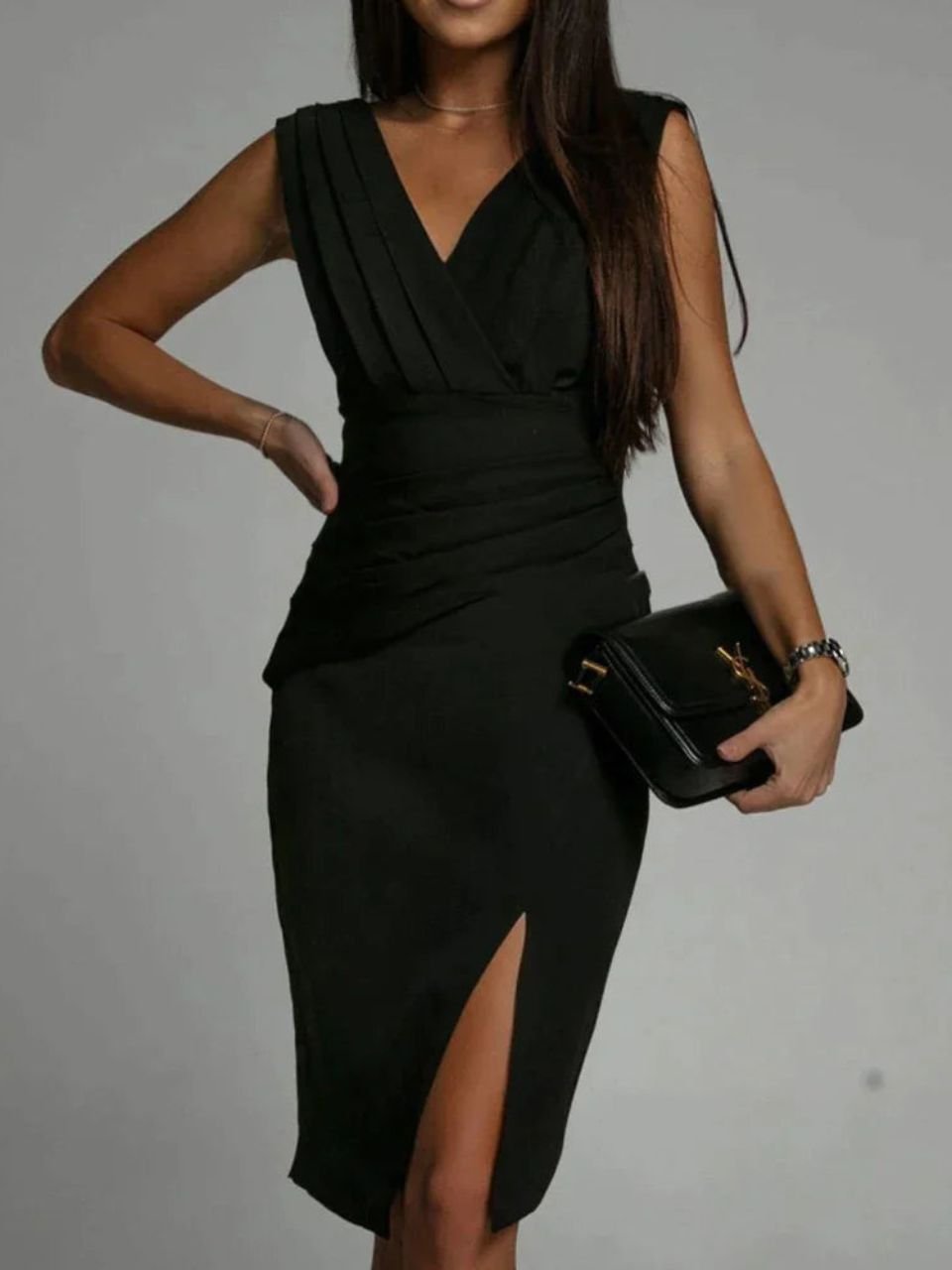 Robe de soirée glamour à épaules dénudées