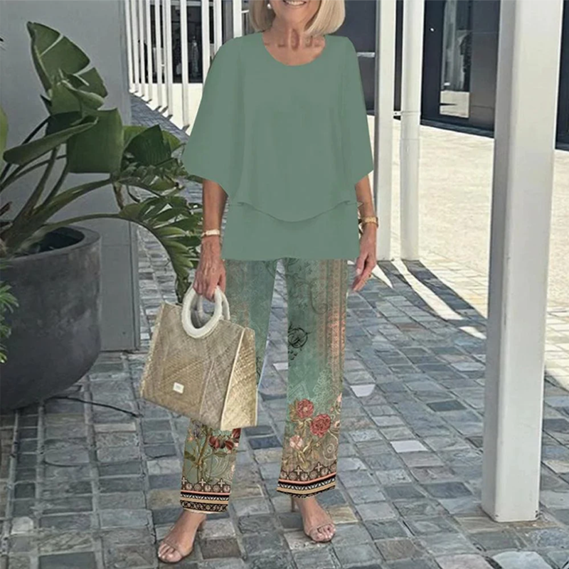 Ensemble 2 pièces Pantalon et Haut Imprimés